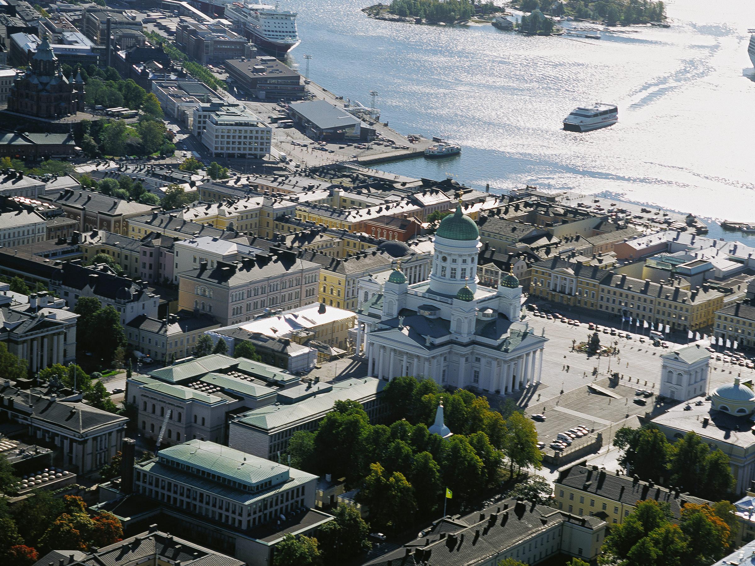 Helsinki Cathedral. Copyright Ilmakuva Vallas Oy, City of Helsinki