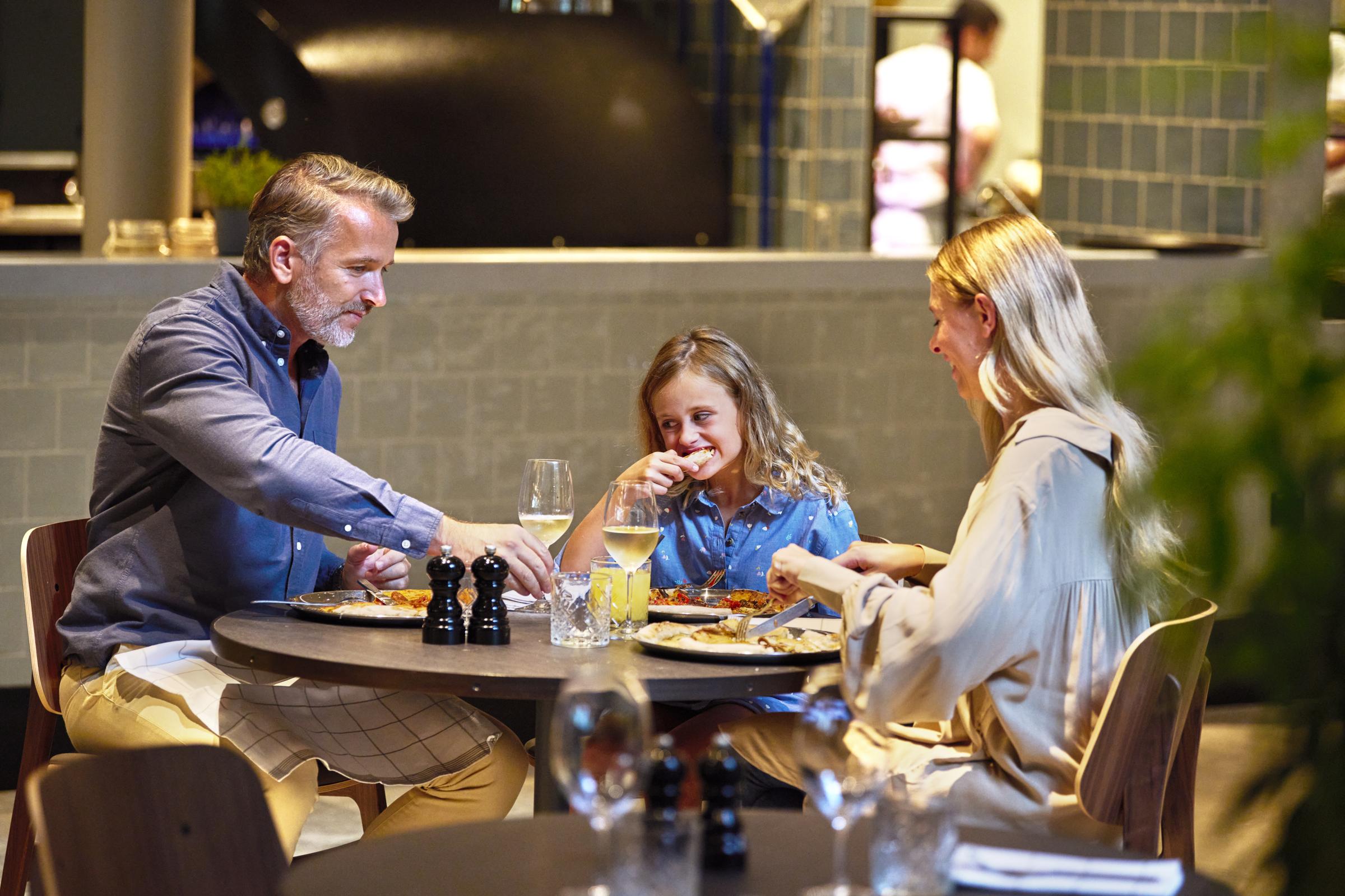 Familienessen im Scandic Spectrum