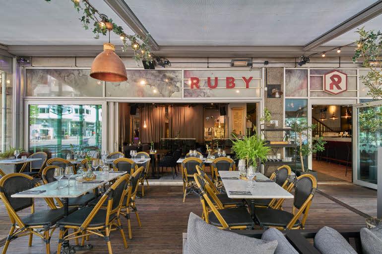 restaurant at scandic rubinen in gothenburg sweden