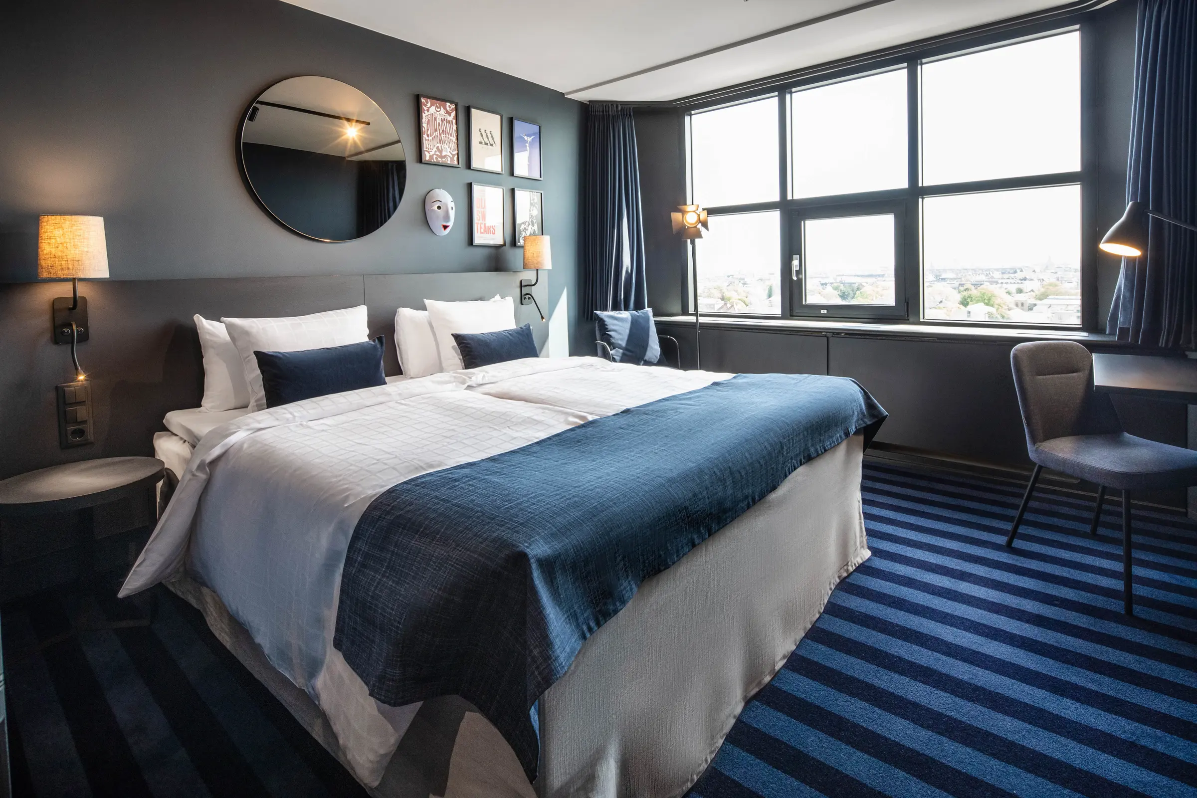 Standard room of Scandic Falkoner in Copenhagen