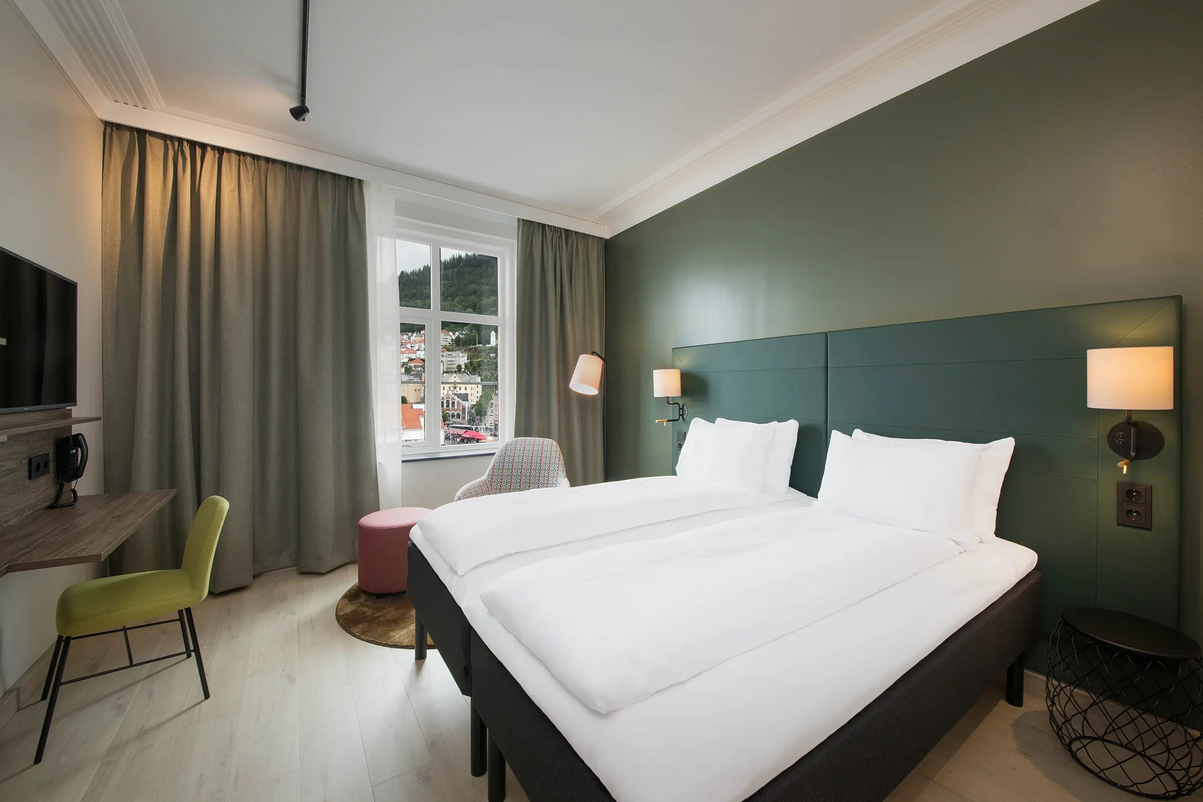 Bed in Room Superior King Scandic Torget Bergen