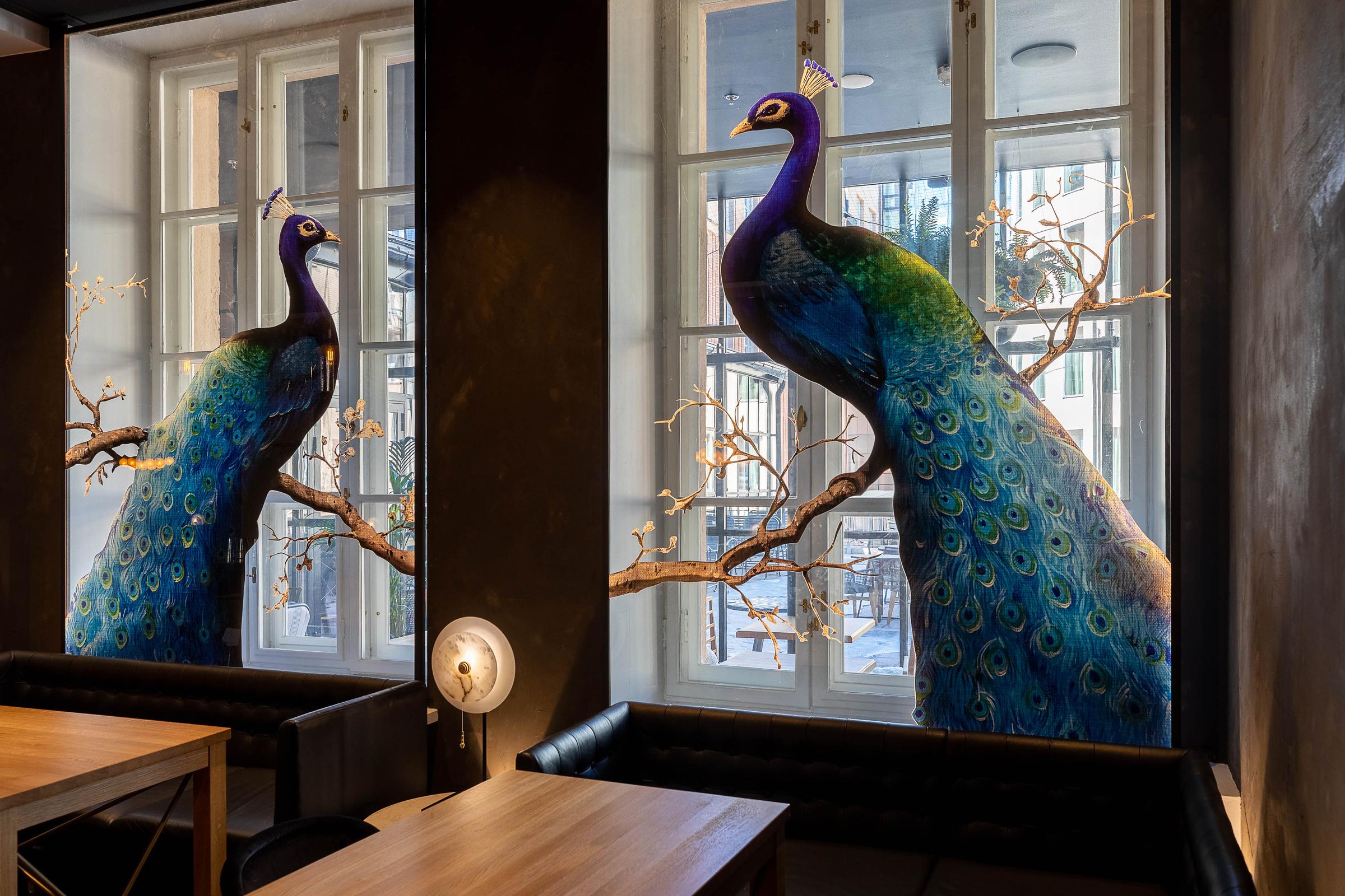 Art in the Bar G at Scandic Grand Central Helsinki