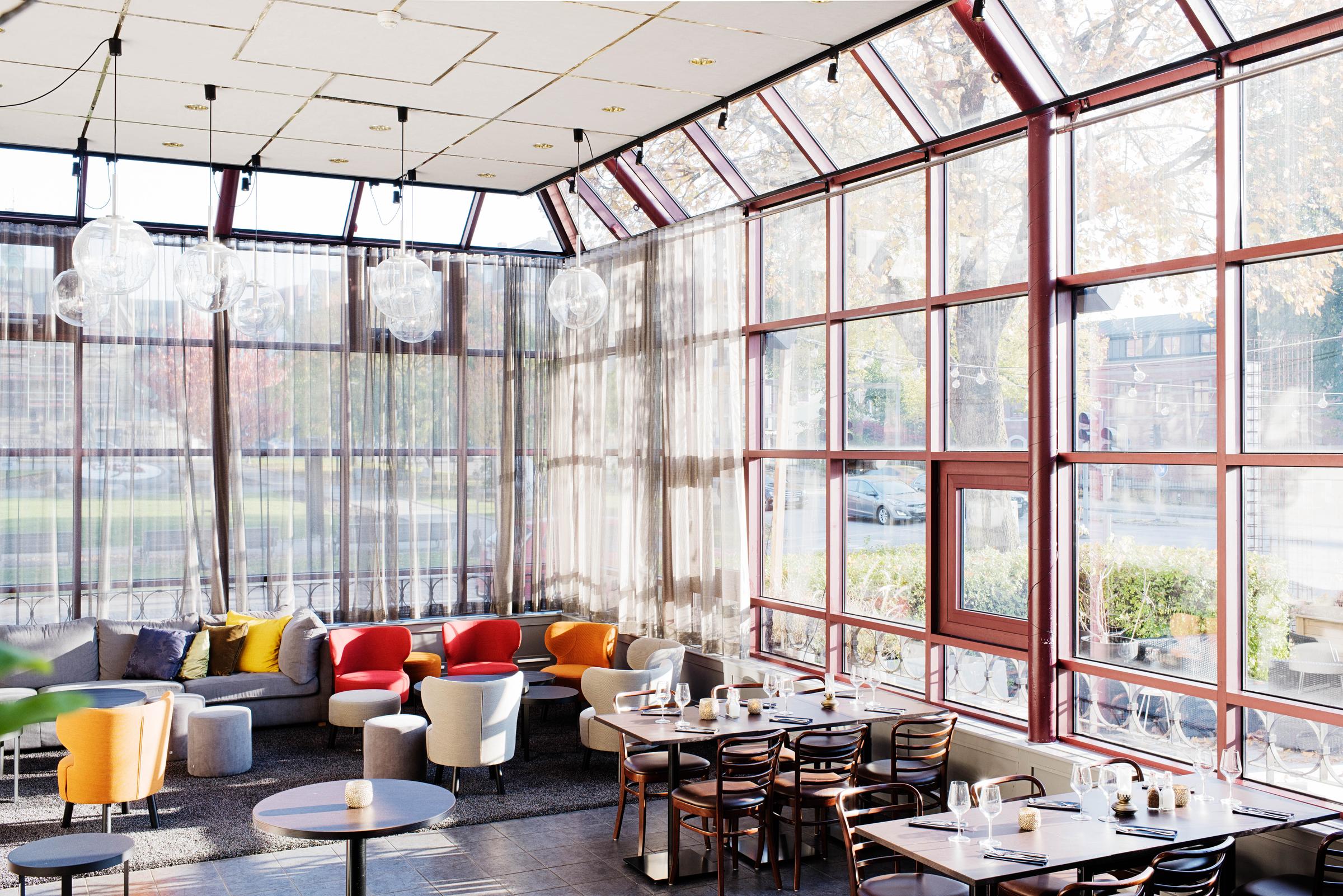 Restaurant sofa hotel Scandic Swania Trollhattan