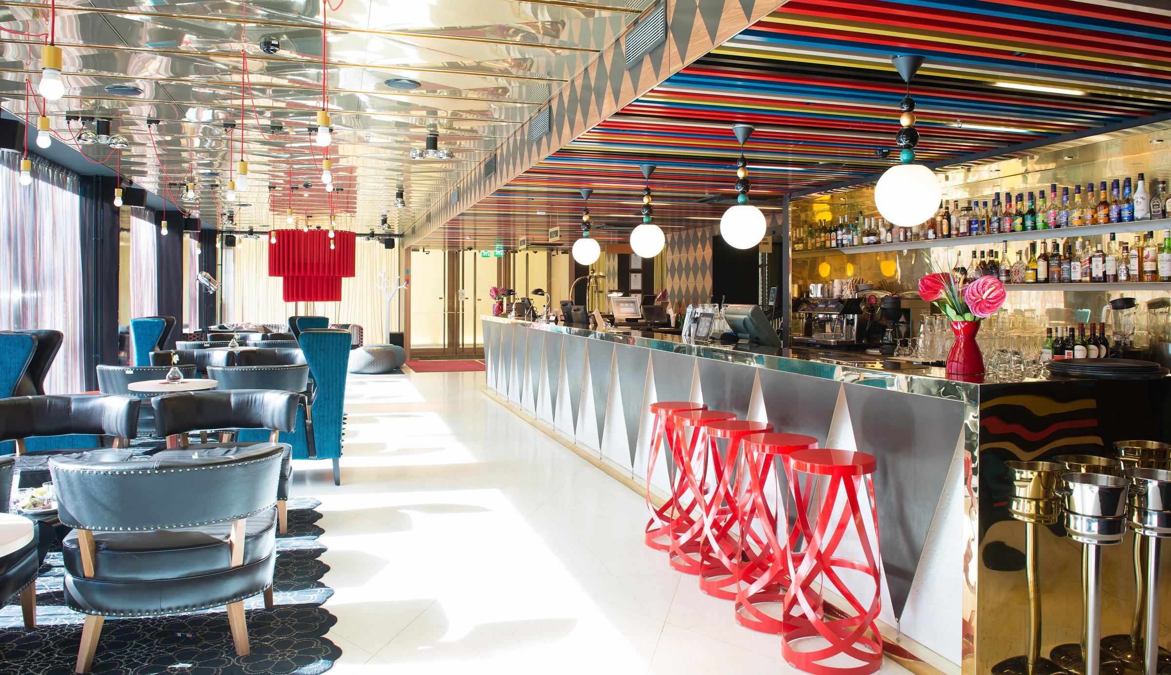 Bar of Scandic Paasi in Helsinki