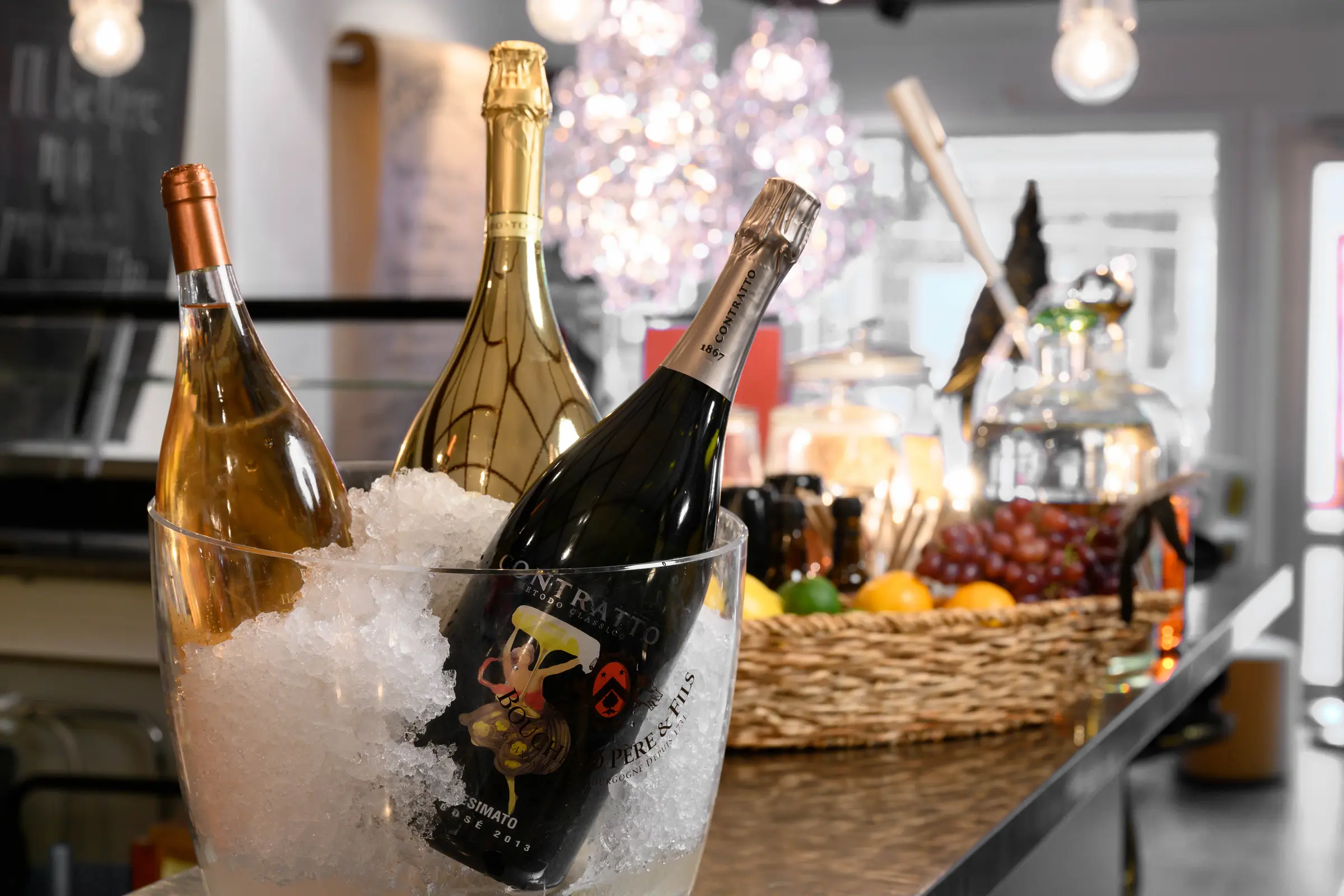 prosecco bar at scandic varnamo in sweden