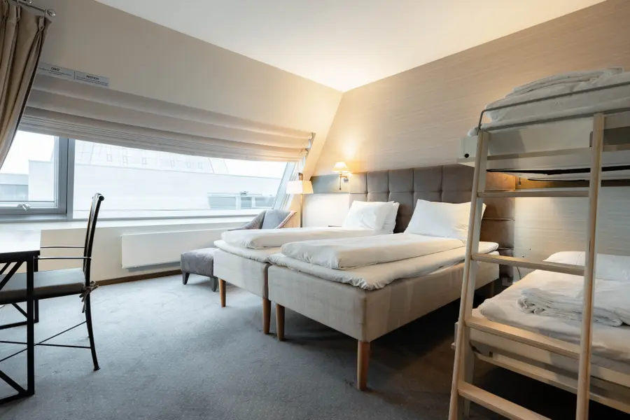 family room at scandic seilet in molde