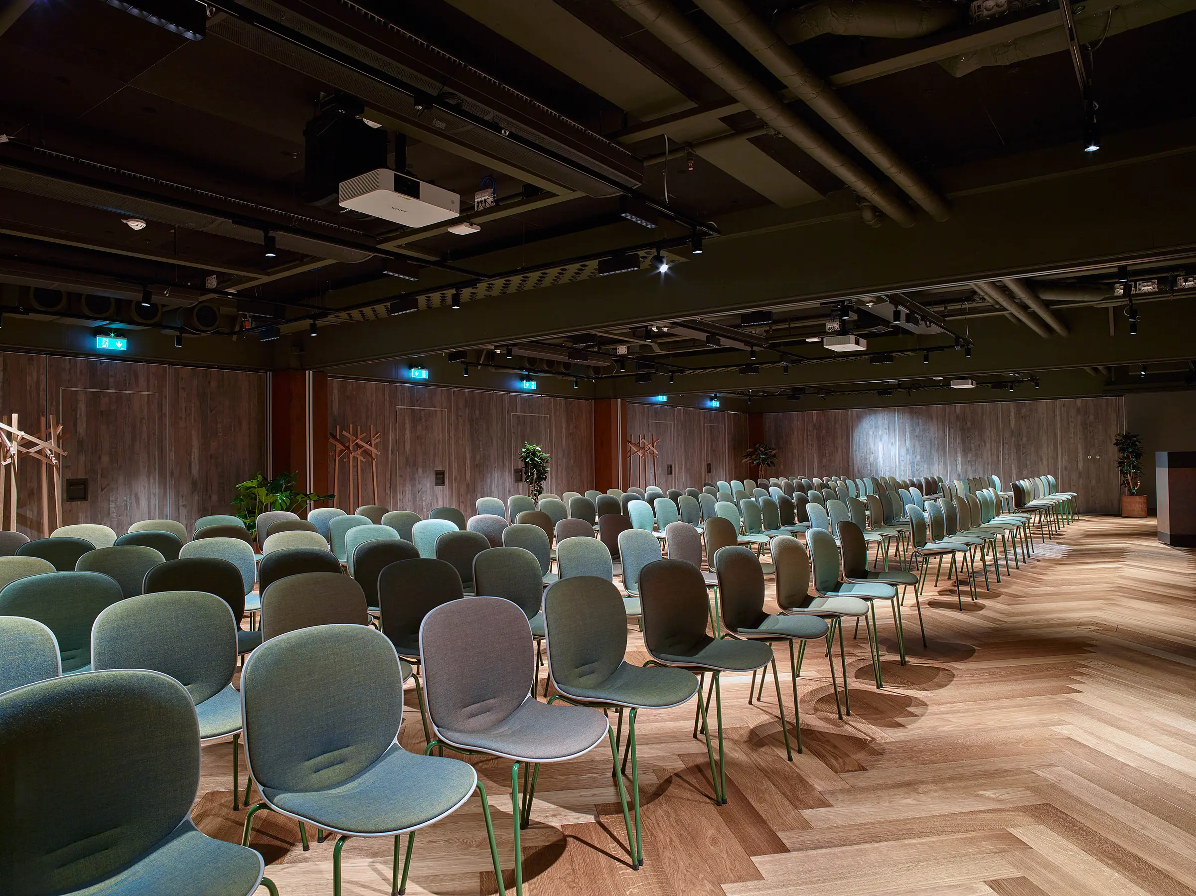 Meeting room R4 and R5 and R6 at roots theatre style of Downtown Camper by Scandic