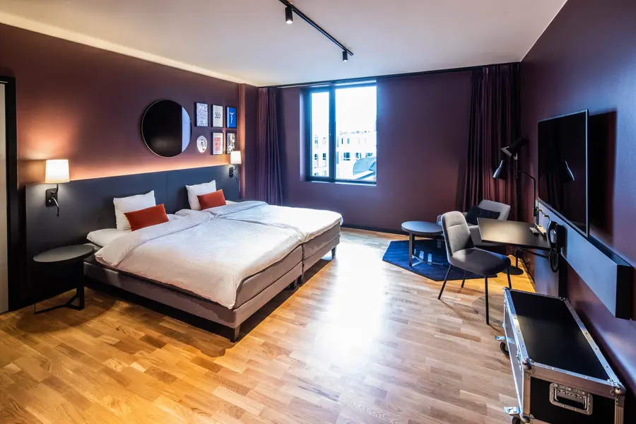 double bed in room twin superior