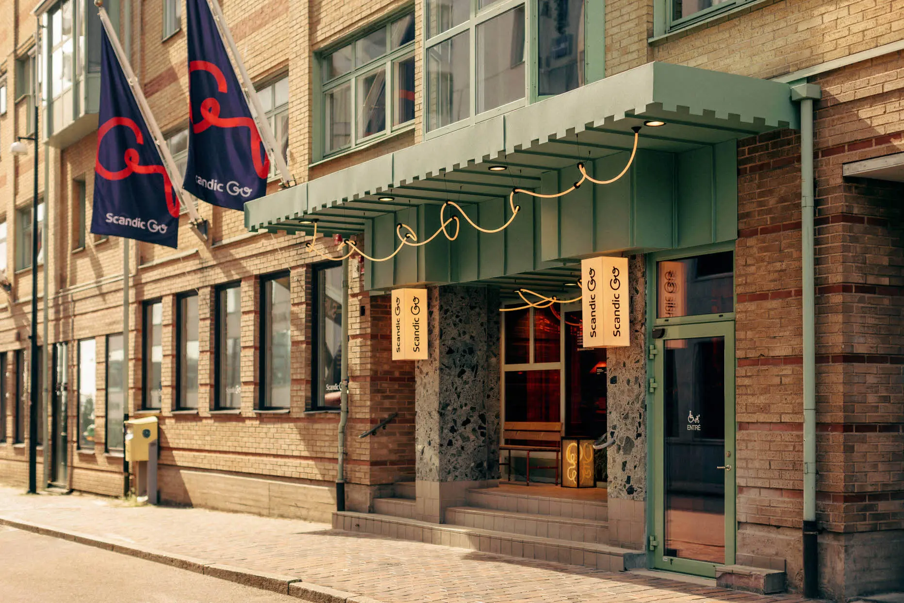 entrance at scandic go gasverksgatan