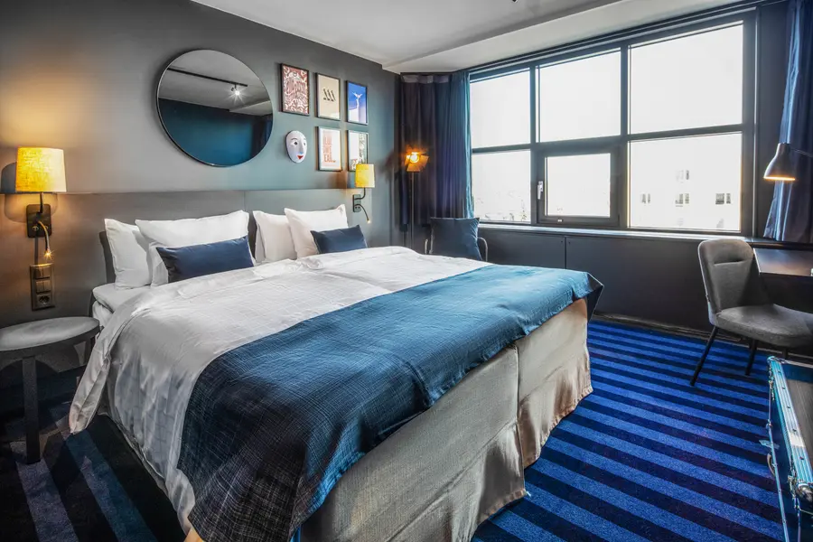 Standard room of Scandic Falkoner in Copenhagen