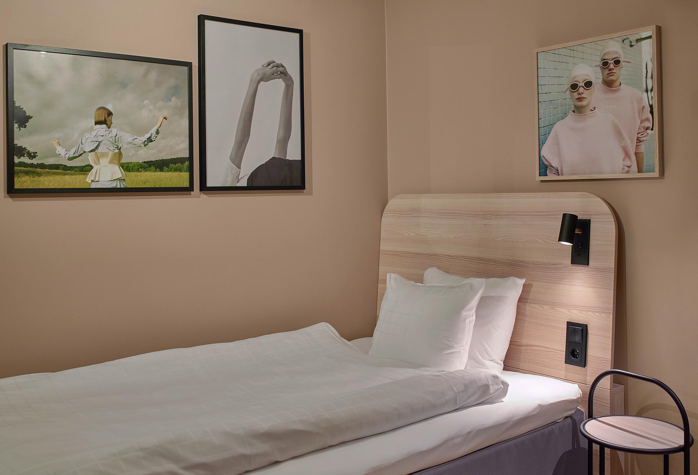 Bed in room Standard Single at Scandic Klara in Stockholm