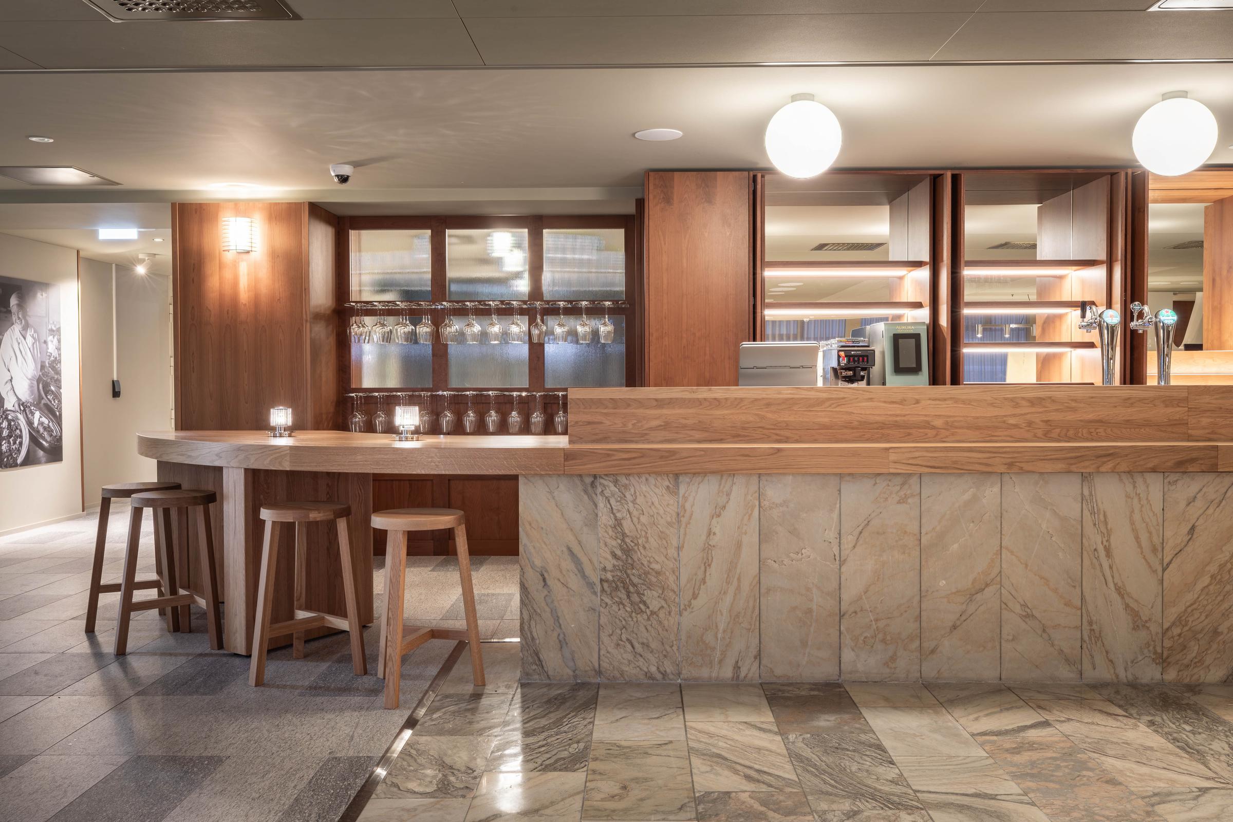 reception bar at scandic pohjanhovi in rovaniemi finland