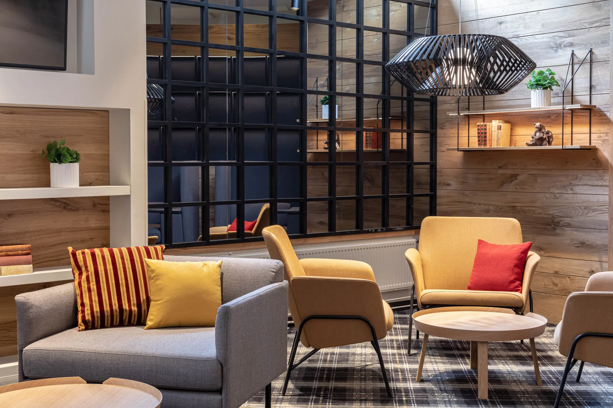 lobby of scandic pasila in helsinki finland