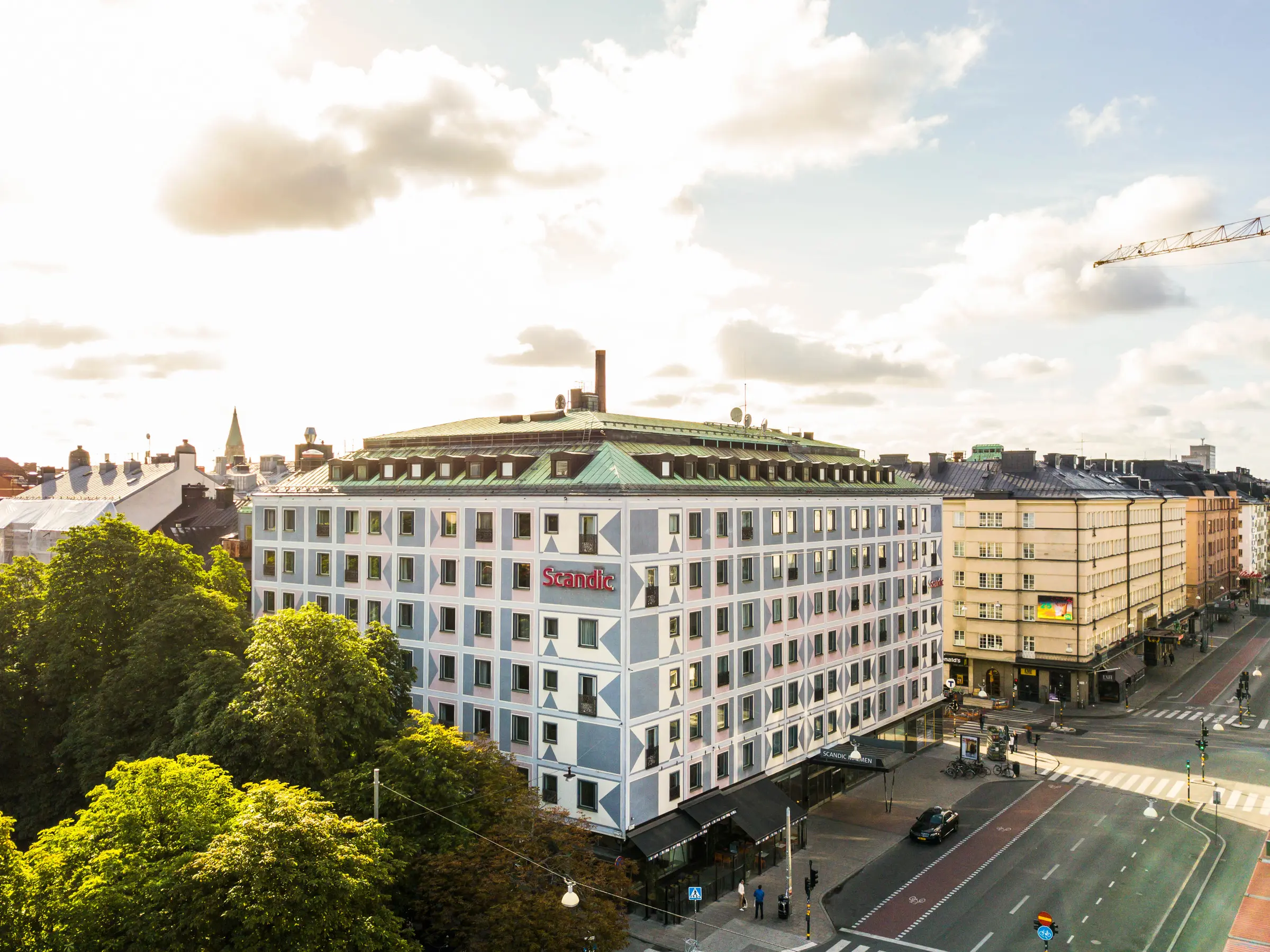 Exteriör Götgatan hotell Scandic Malmen Stockholm