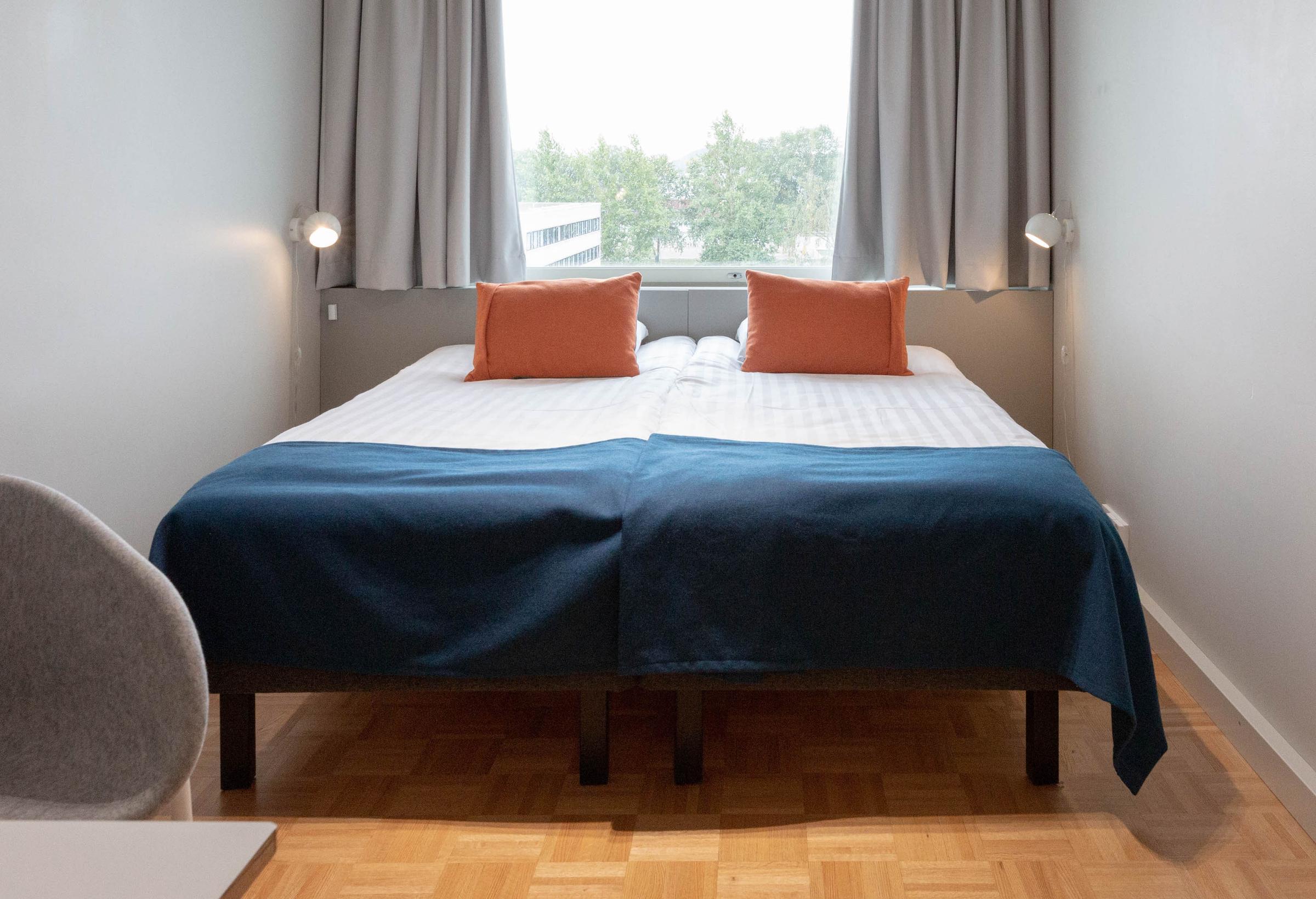 Standard king bed