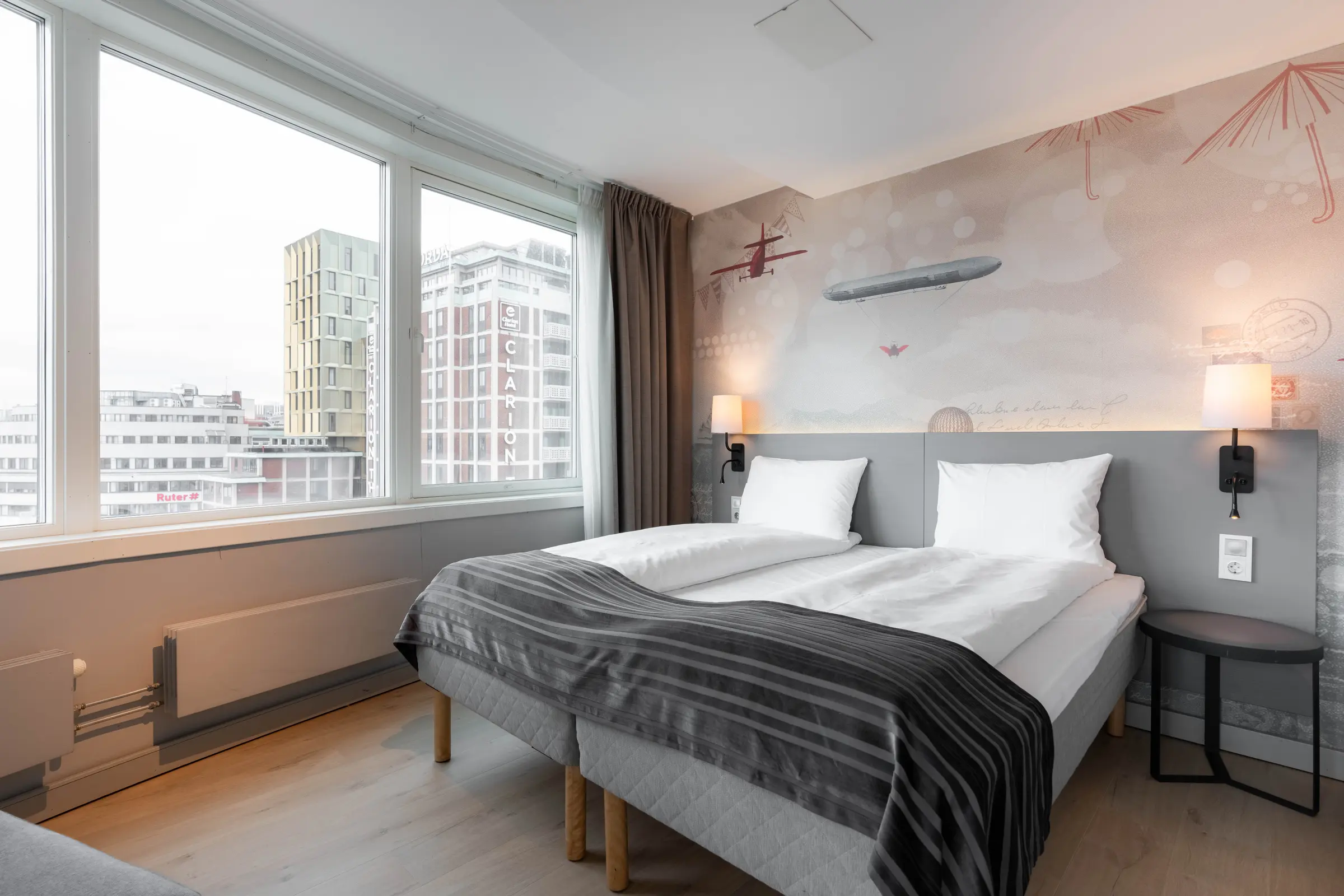 junior suite at scandic byporten in oslo norway