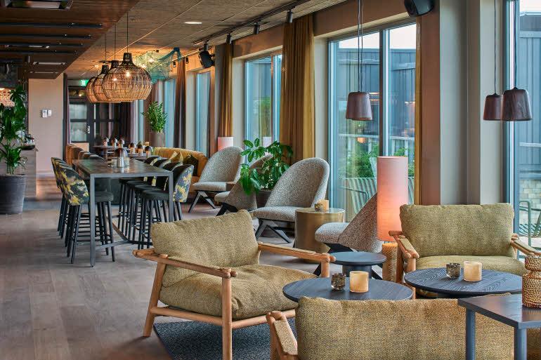 rooftop terrace bar at scandic karlskrona