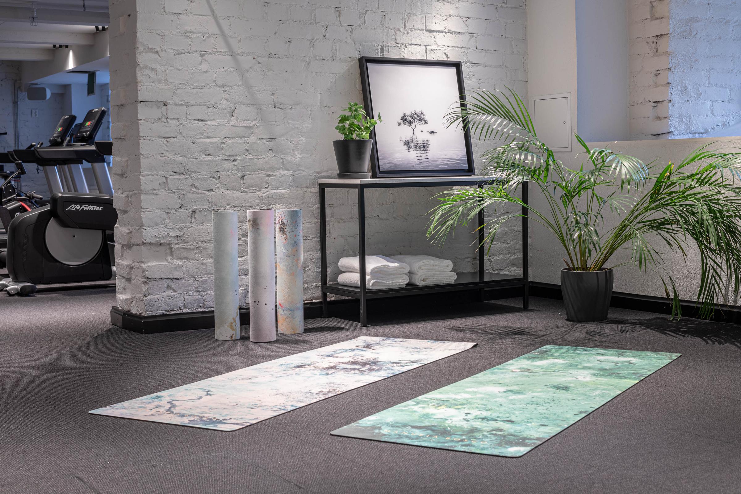 yoga room at scandic grand central helsinki