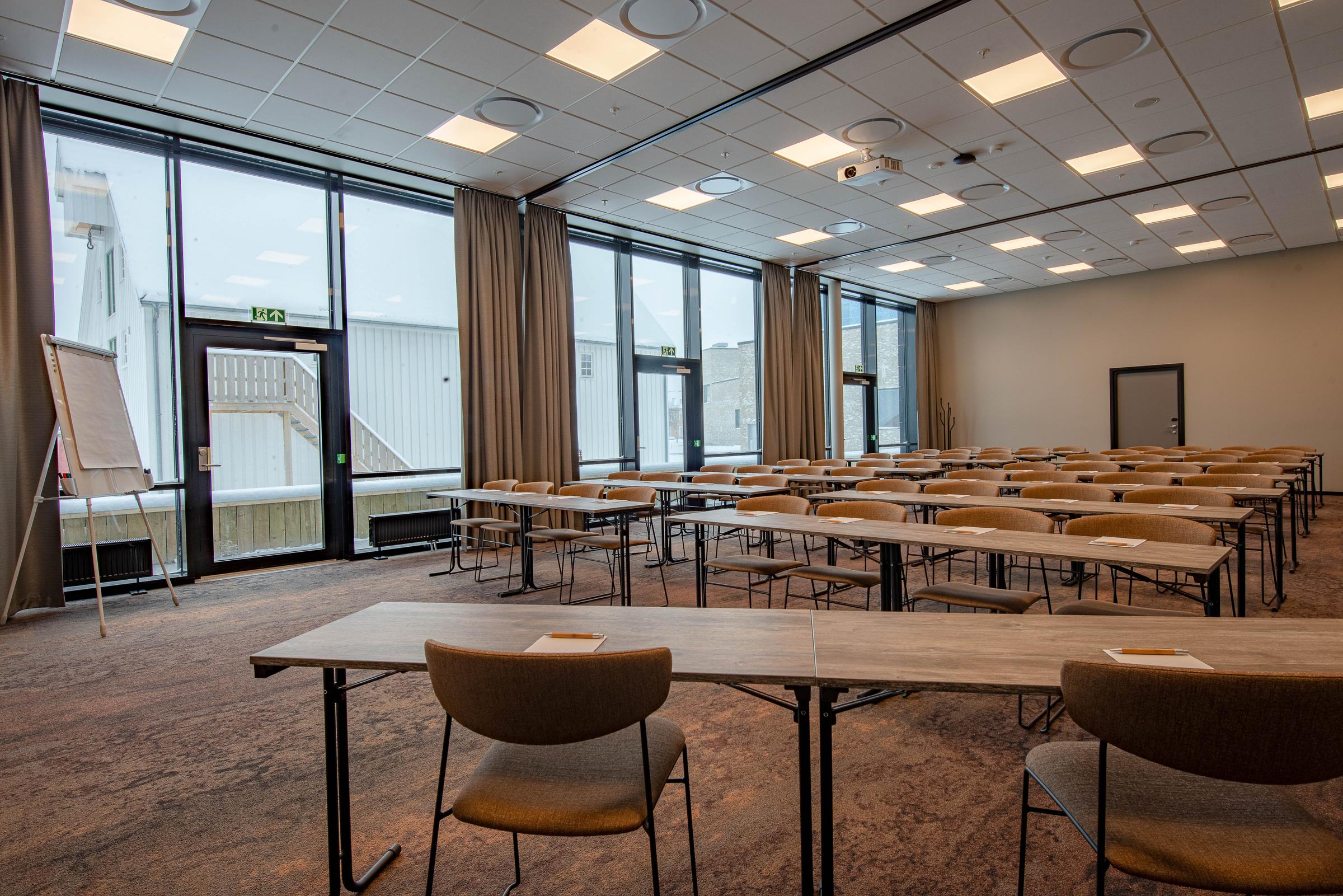 meeting room at scandic sortland