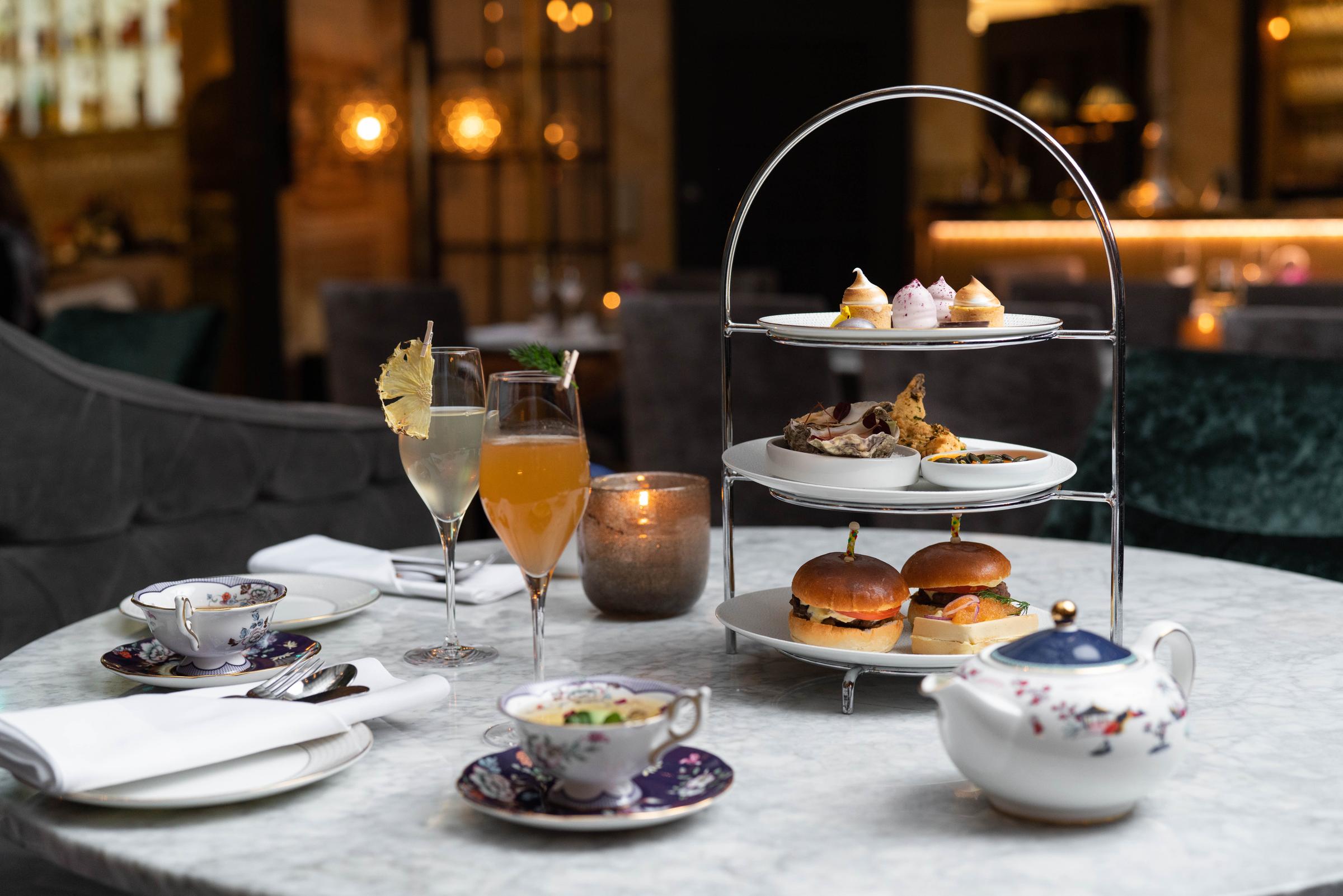Afternoon tea at Palme restaurant
