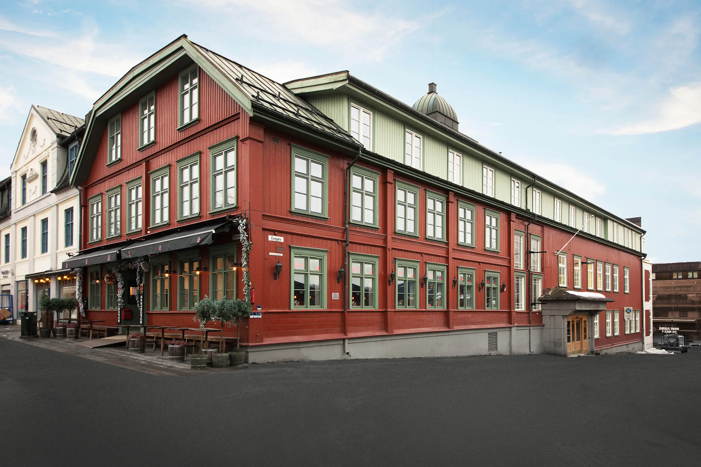 facade of scandic victoria lillehammer in norway