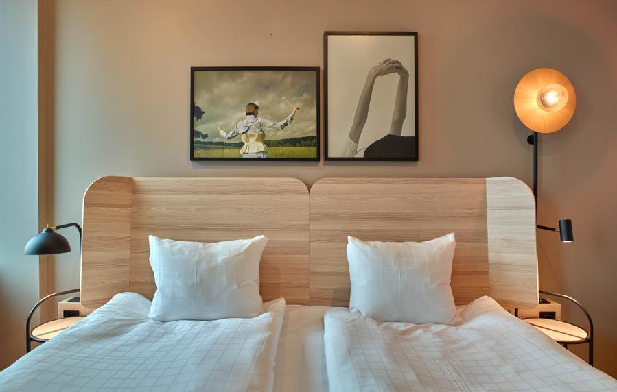 twin room at scandic orebro central