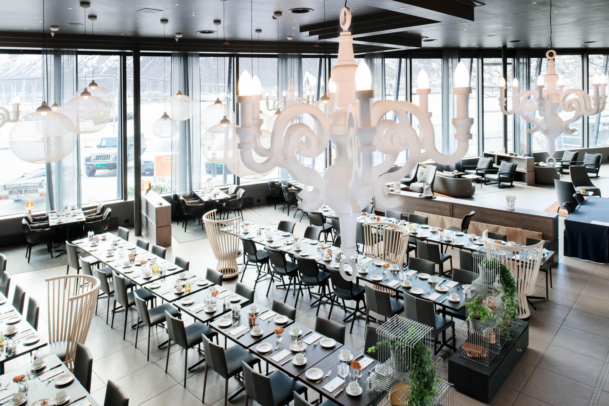 Restaurantinteriør, Scandic Ishavshotel