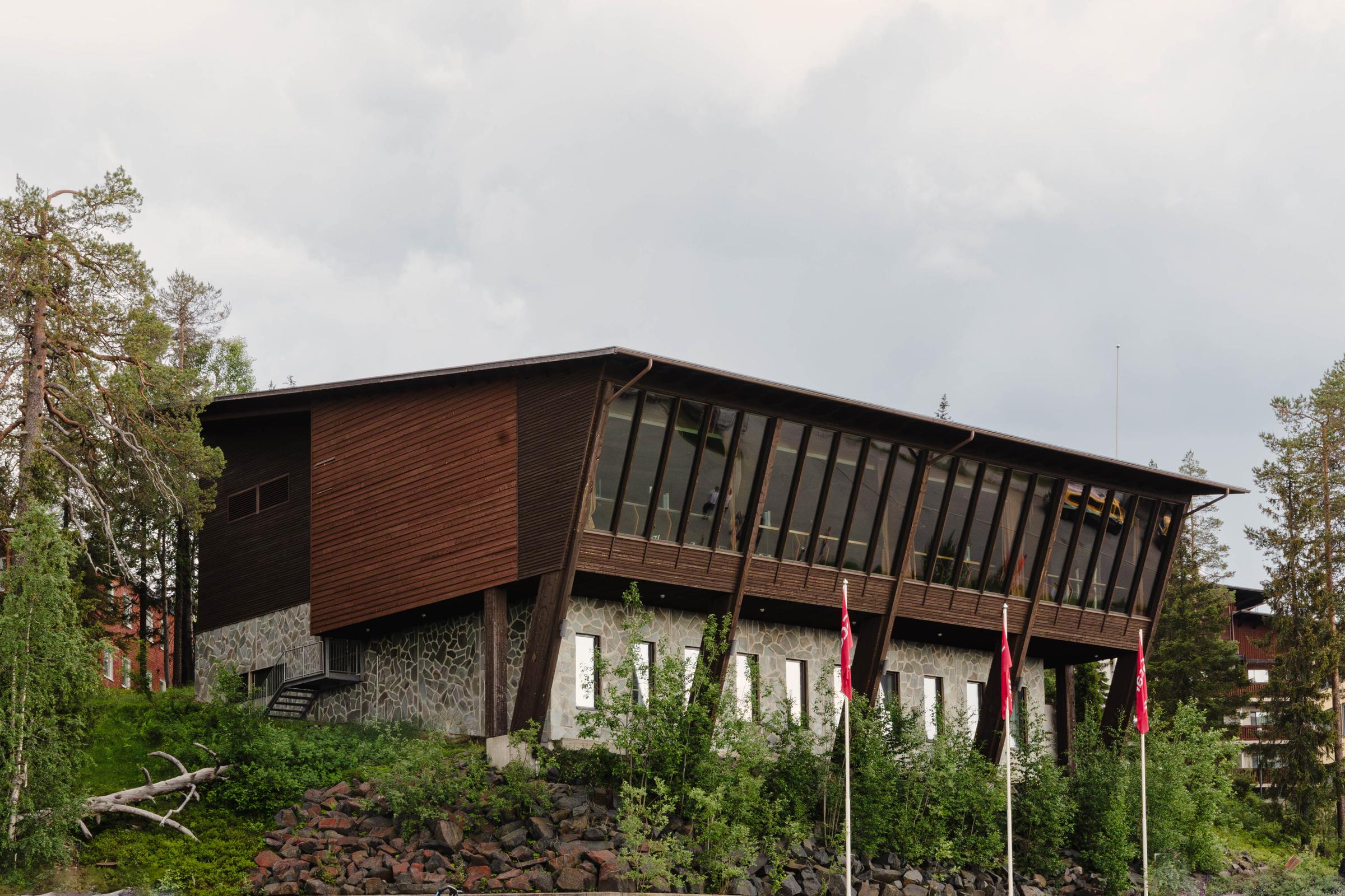 conference centre facade at scandic rukahovi in rukatunturi finland