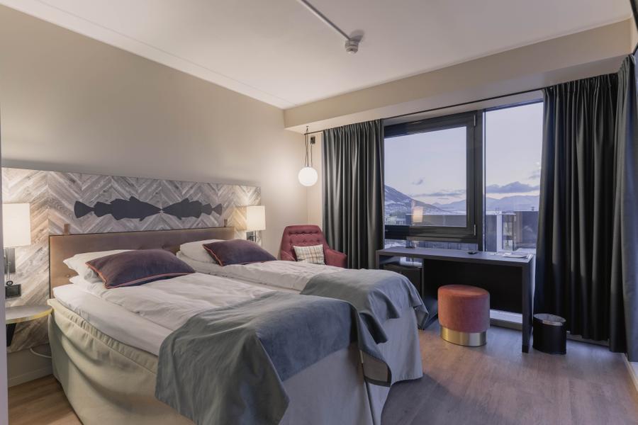 room twin superior at scandic grand tromso in norway