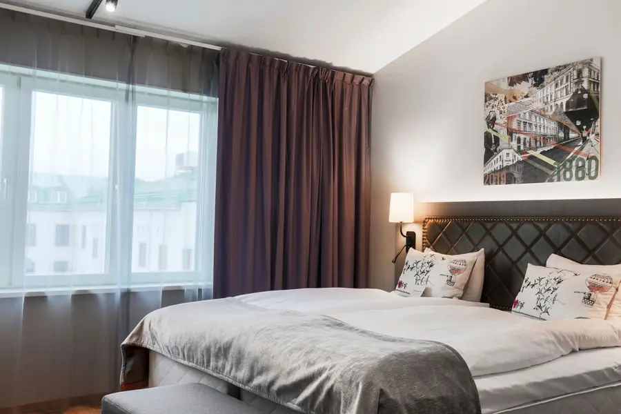 Bed in Room Superior Plus Scandic Stora Hotellet Nykoping
