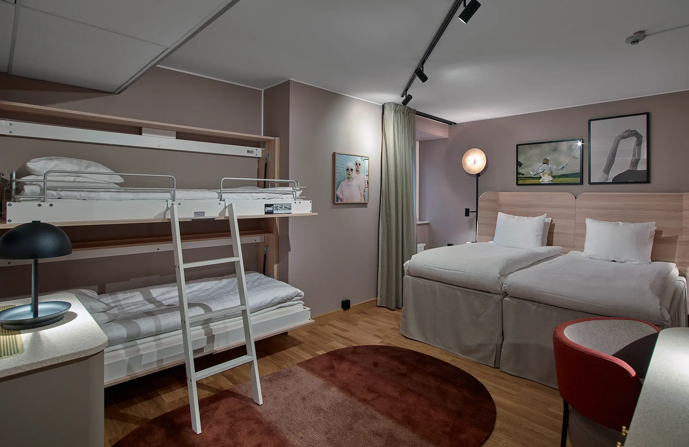 room family four at scandic klara in Stockholm sweden