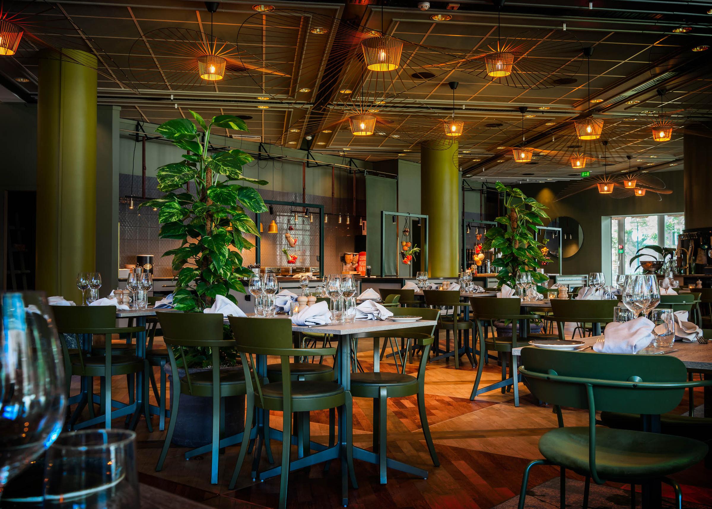 Restaurant Buffet Tables Scandic Plaza Umea