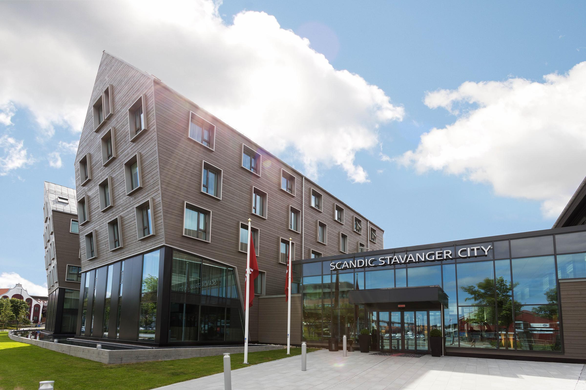 Hotellfasade og hovedinngang, Scandic Stavanger City