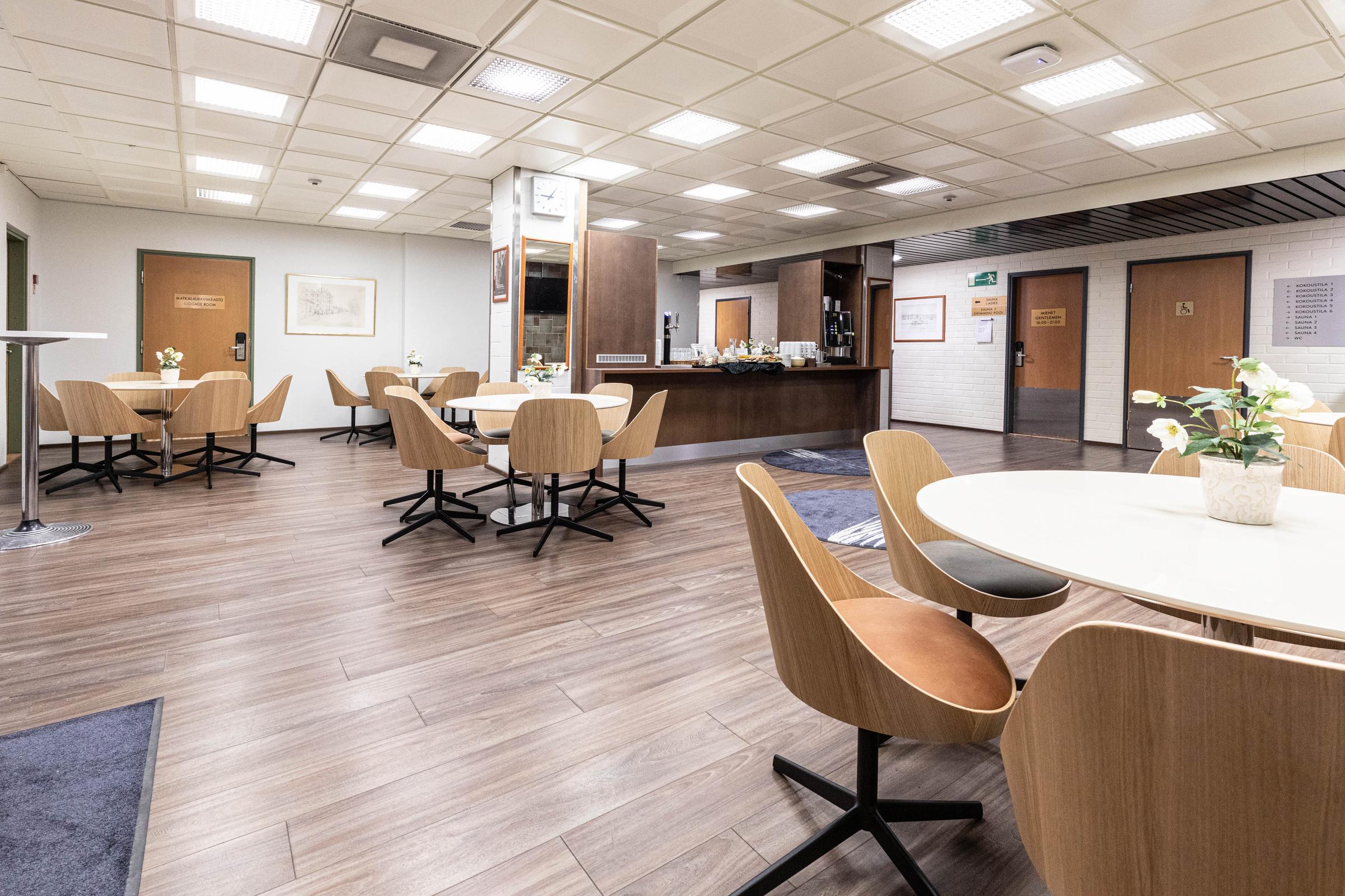 Conference lounge at Scandic Oulu Station in Finland