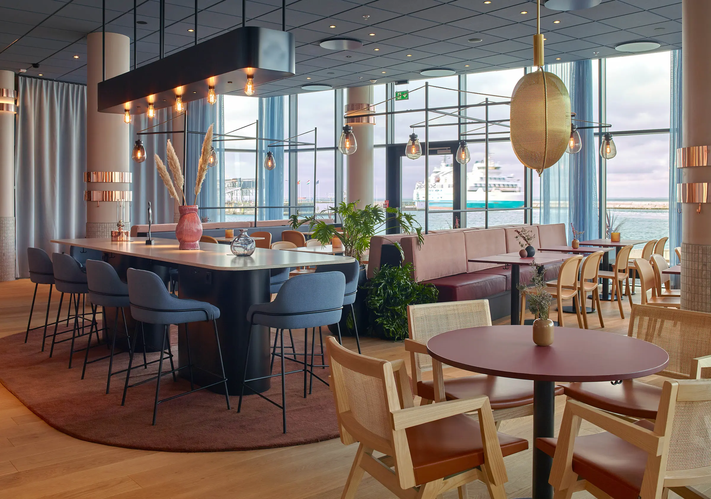Restaurant at hotel Scandic Oceanhamnen