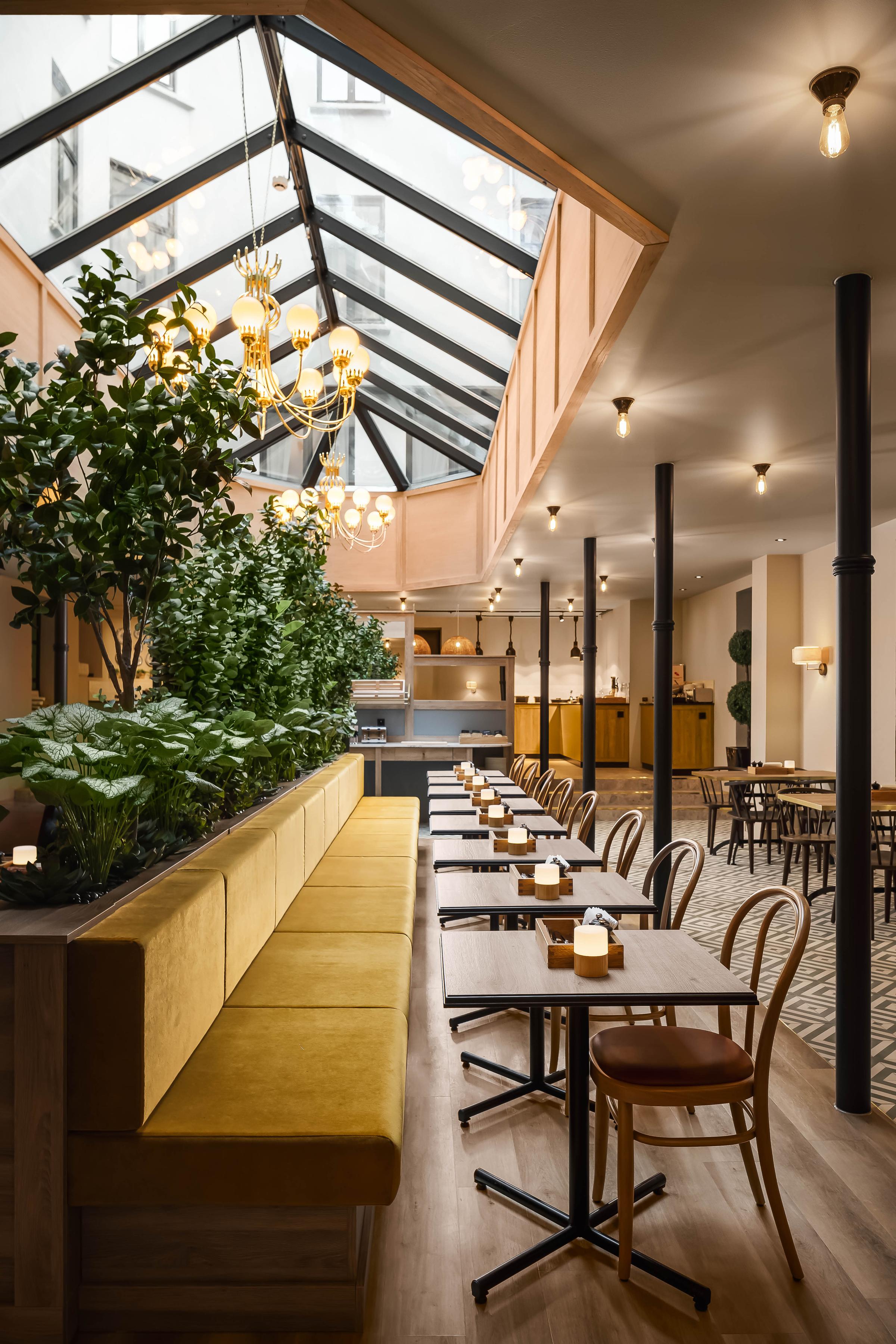 Morgenmadsrestaurant på Scandic Holberg