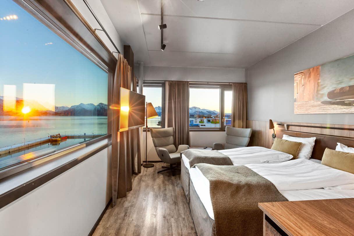 superior room at scandic sortland
