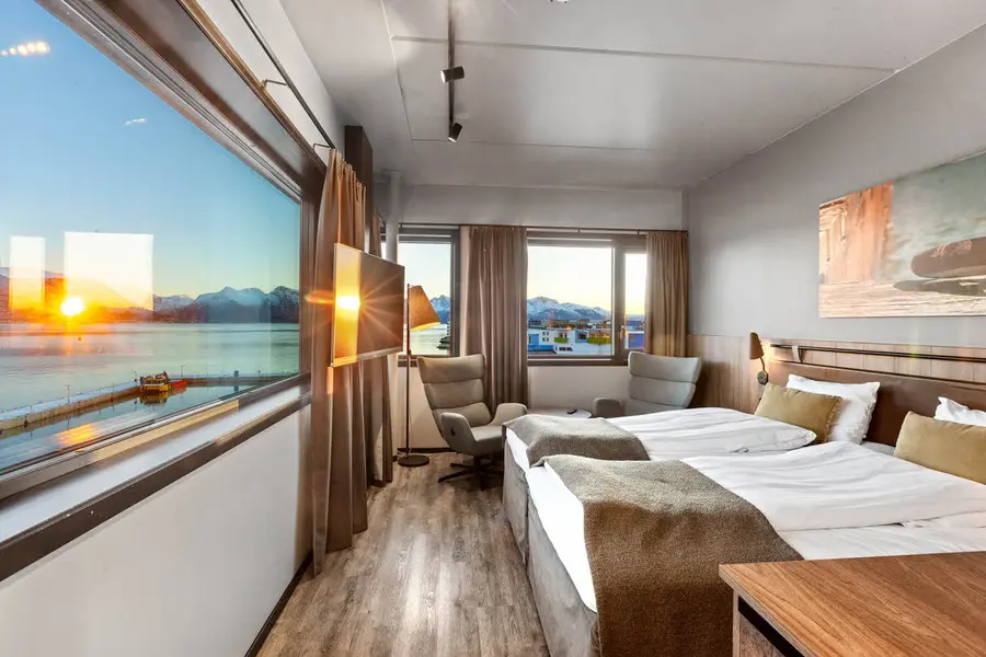 superior room at scandic sortland