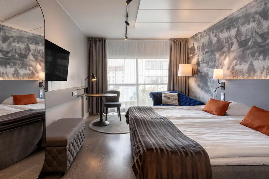 superior bathtub room at scandic rovaniemi city in finland