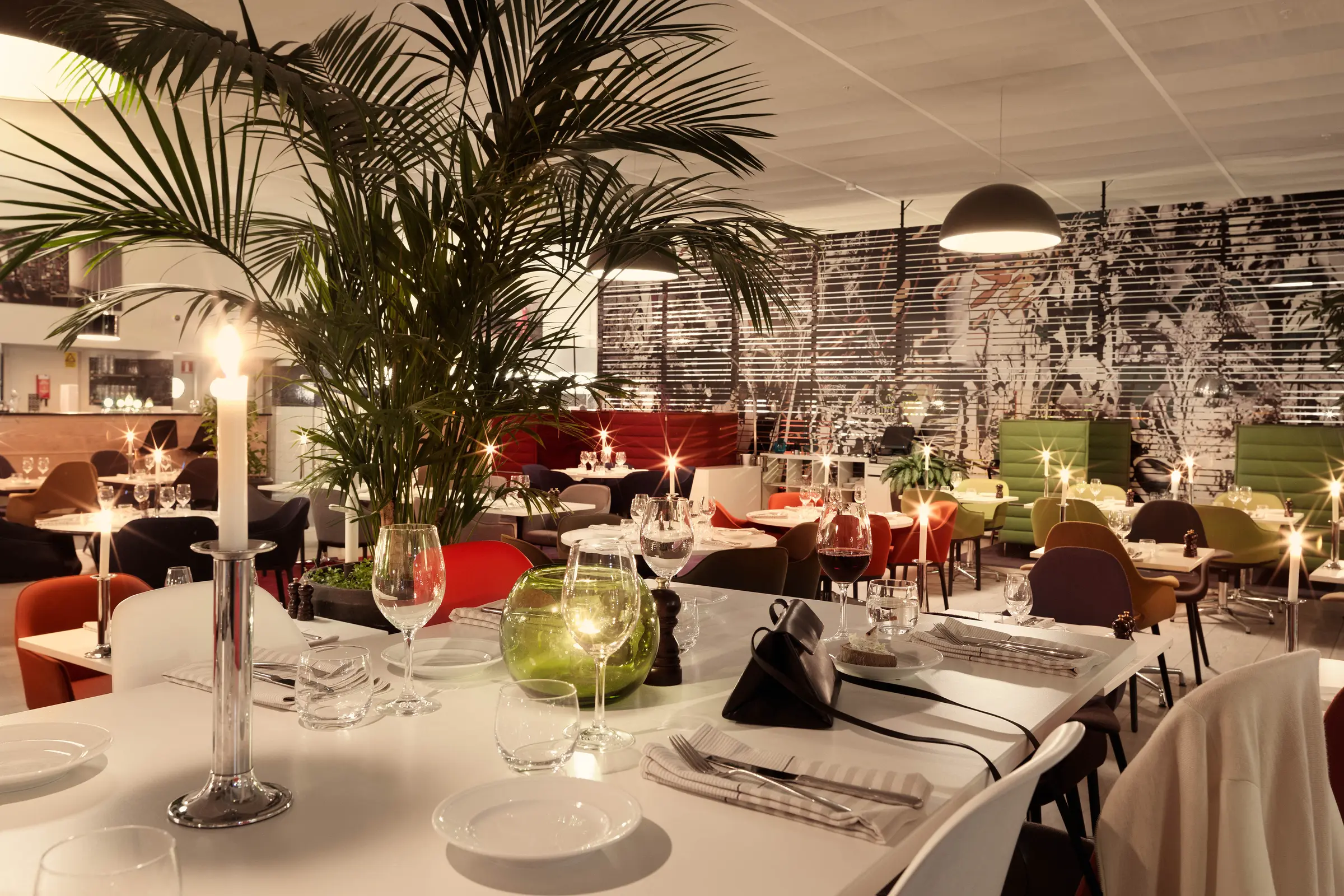 Restaurant table Scandic Victoria Tower