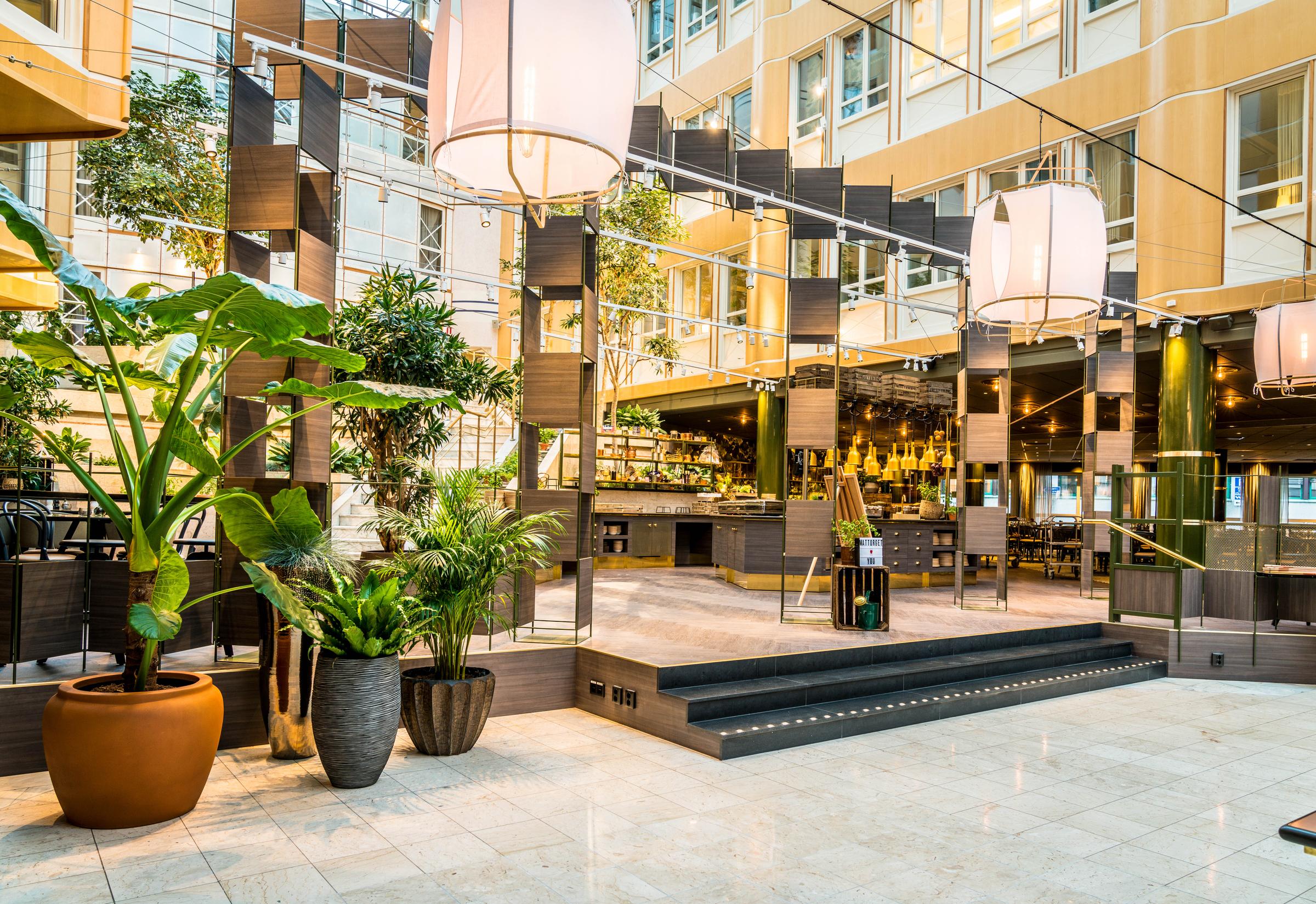 Restaurant entrance Scandic Skelleftea