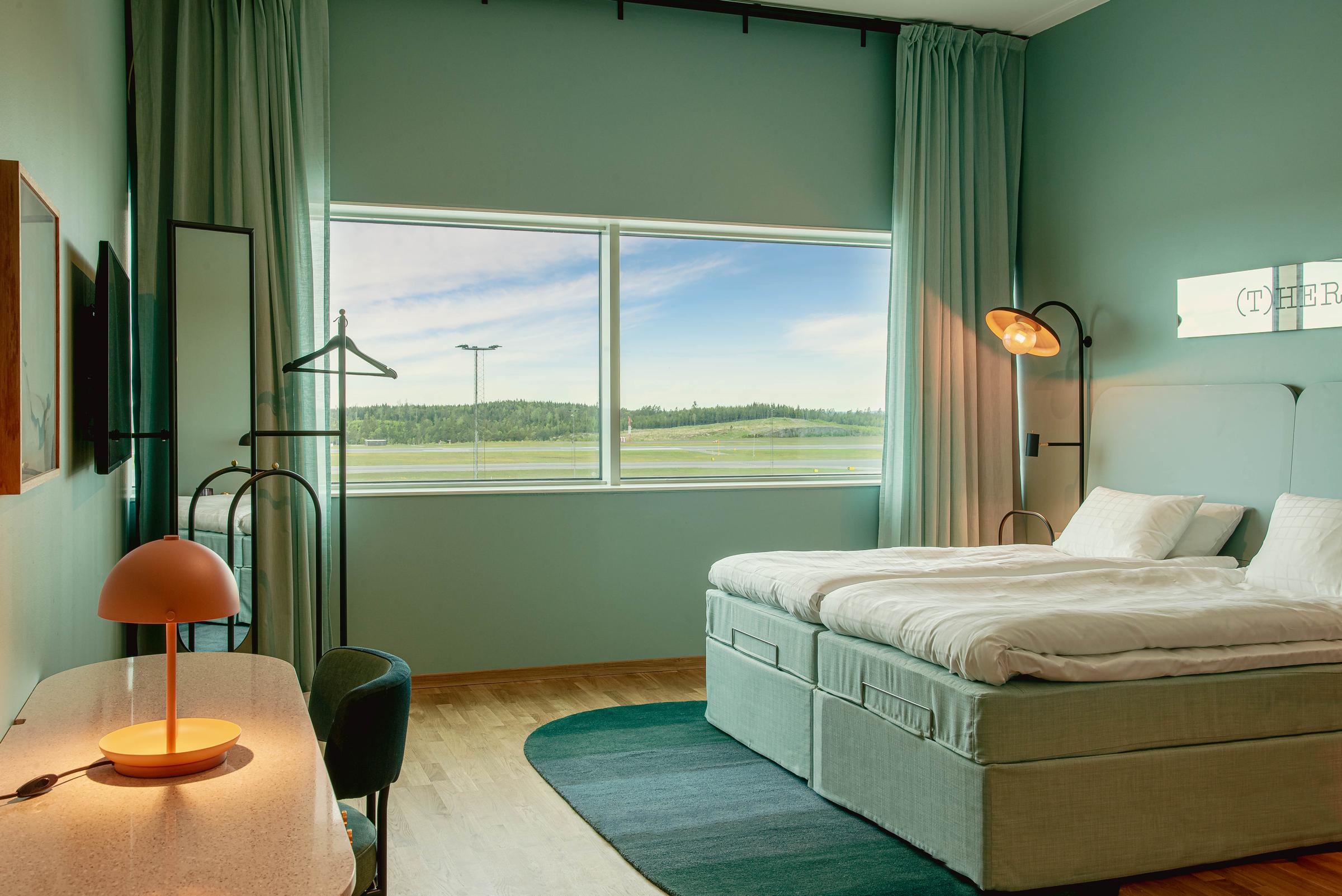 Superior room at scandic landvetter in gothenburg