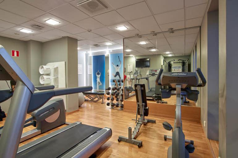 gym at scandic orebro grand