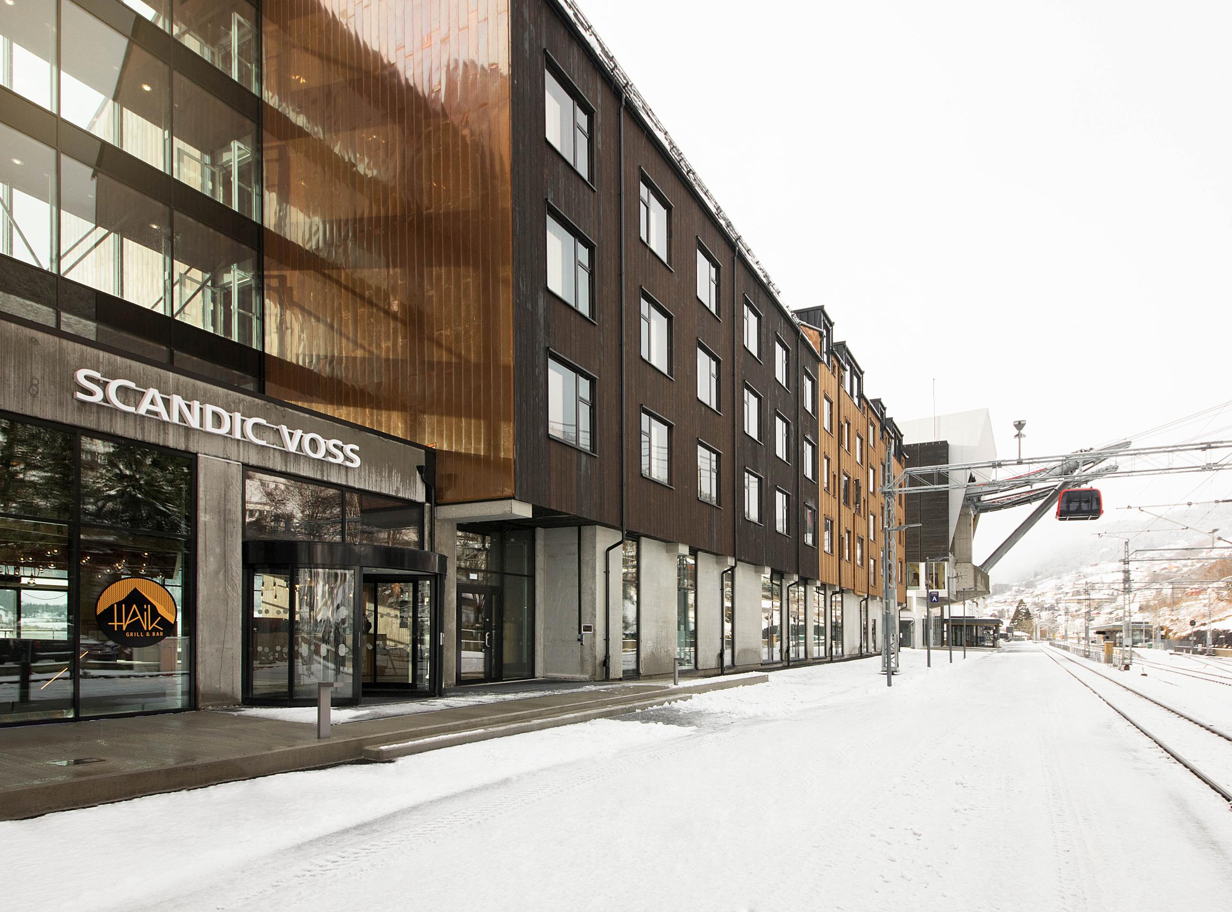 facade of scandic voss in norway