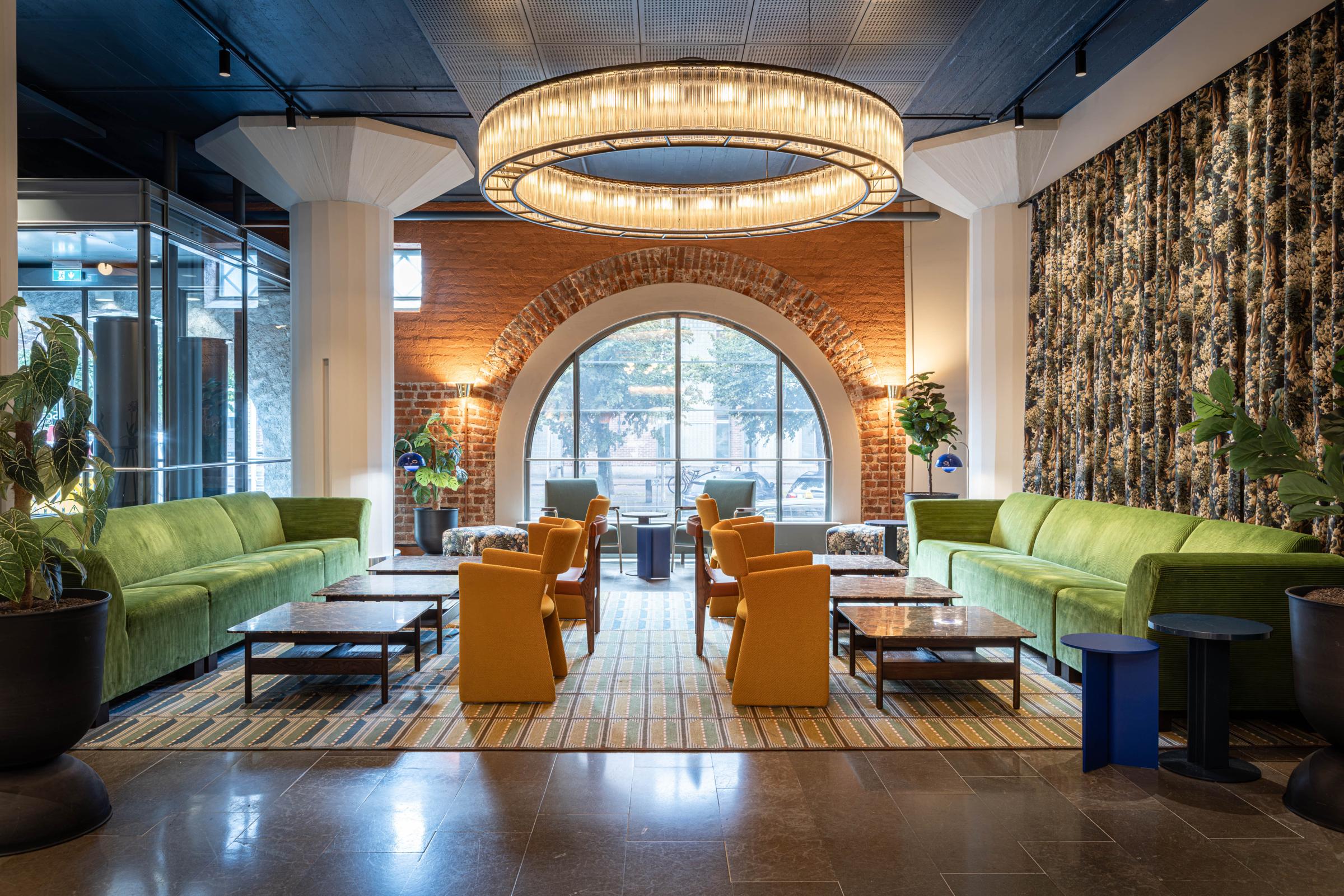 lobby at scandic grand marina in helsinki