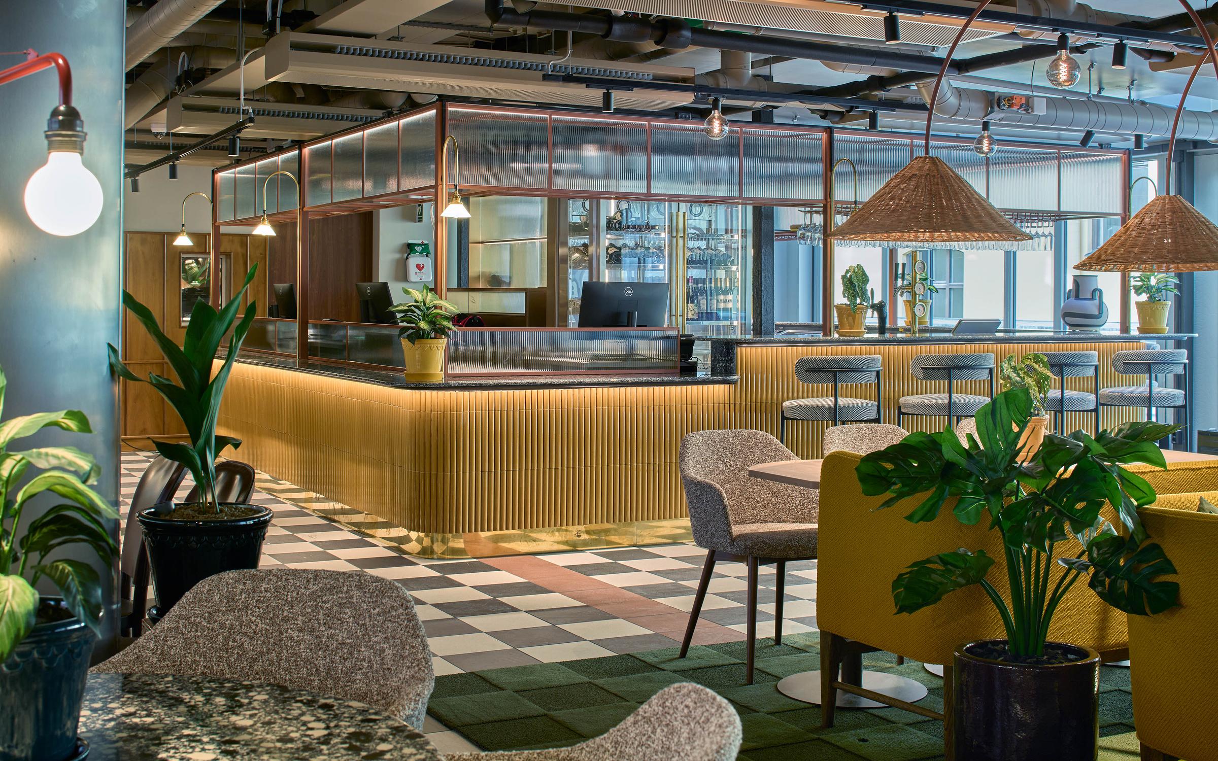 bar and restaurant at scandic wallin in stockholm