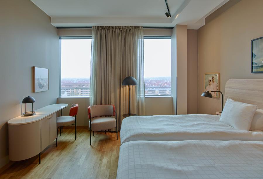 twin superior room at scandic orebro central