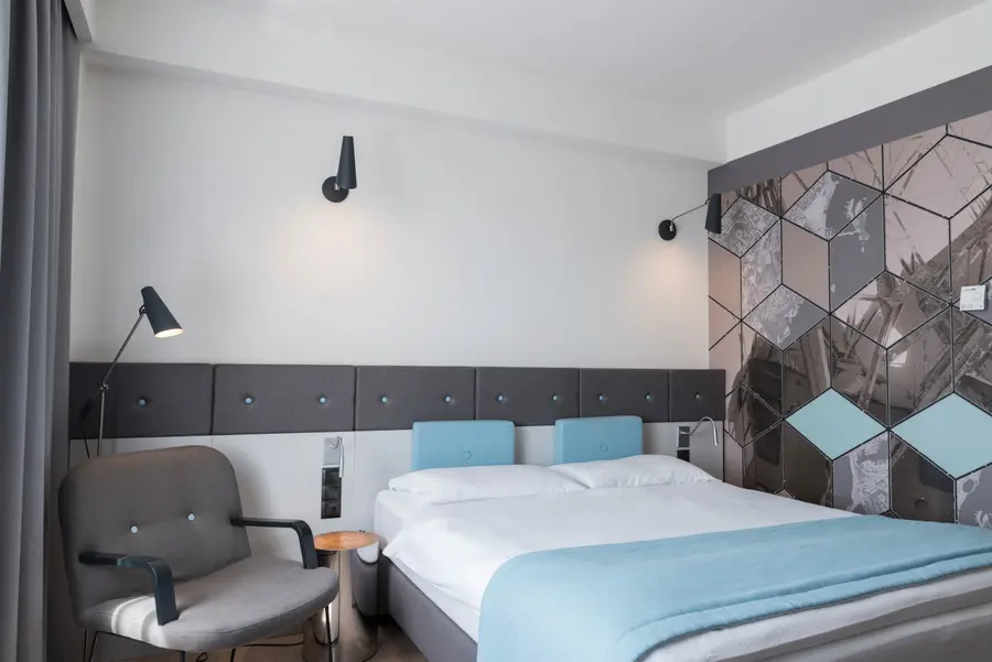 Standard room of Scandic Gdańsk in Poland