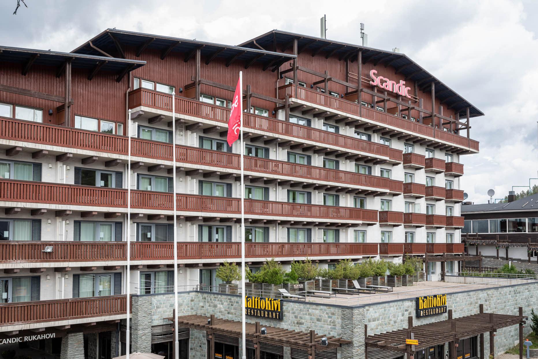 facade at scandic rukahovi in rukatunturi finland