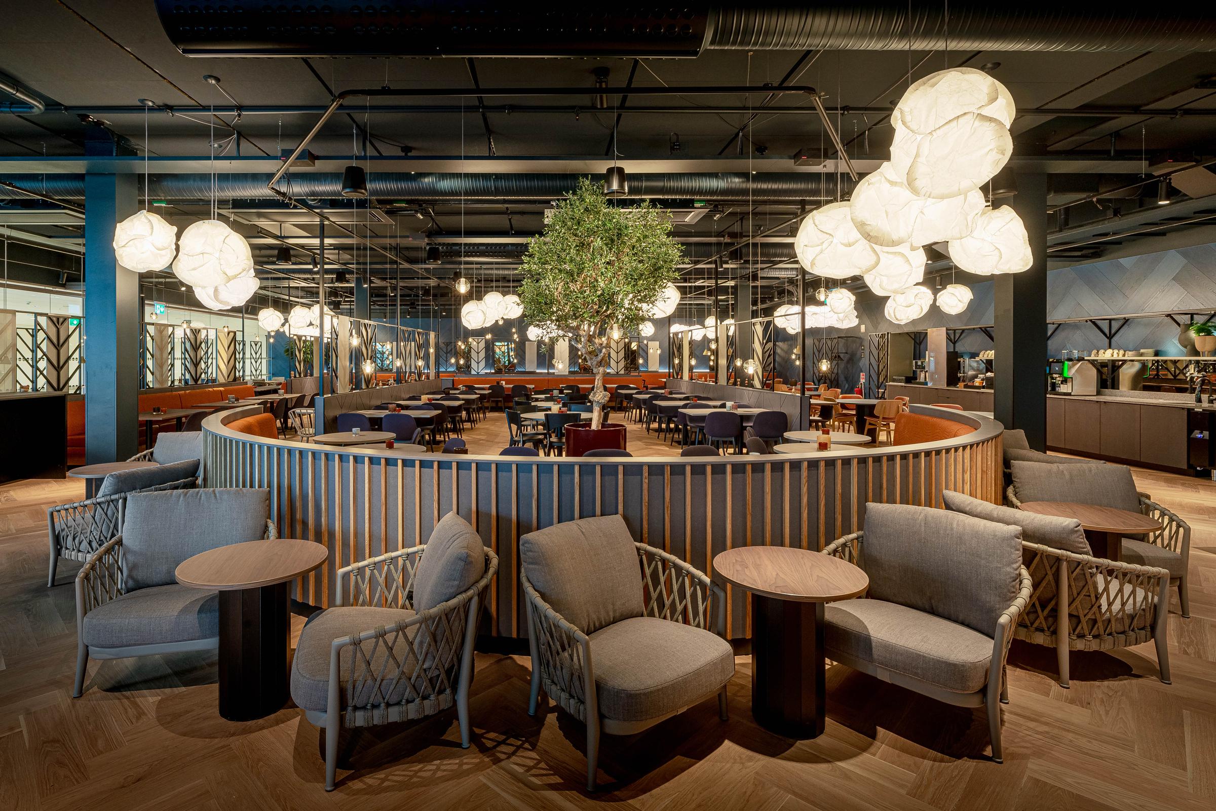 Restaurant at hotel Scandic Landvetter in Gothenburg